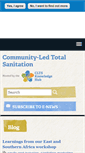 Mobile Screenshot of communityledtotalsanitation.org